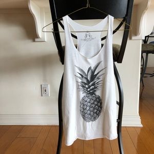 Pineapple tank top S